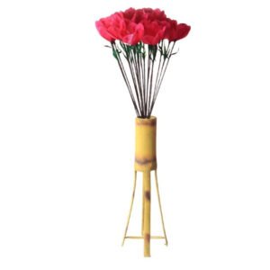 Vase with Rose [6 pcs Rose sticks inc. ] (MH 15)